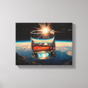 Arte del Whiskey: En el Espacio (Pintura No. 8)