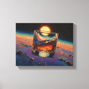 Arte del Whisky: En el espacio (pintura n.º 3)