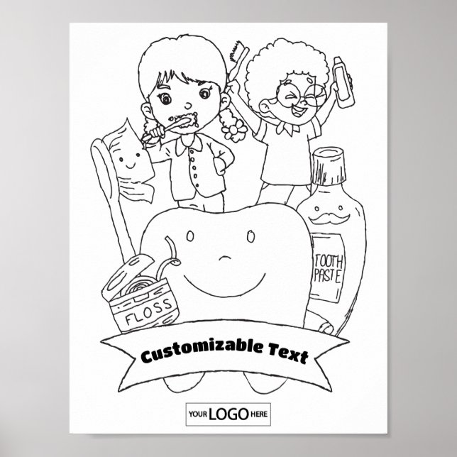 Arte Dentista Galería Arte Colorido Obras de Arte (Frente)