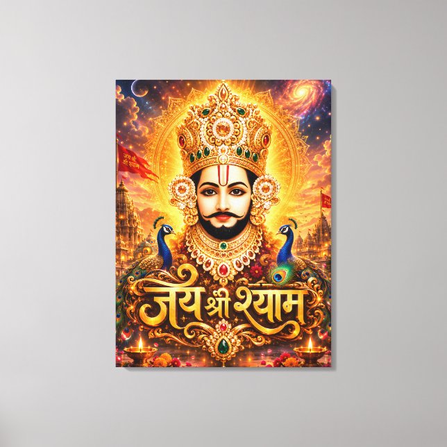 Arte Devocional Jai Shri Khatu Shyam Ji (Anverso)