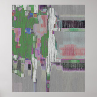 Arte digital "angustiado en verde"