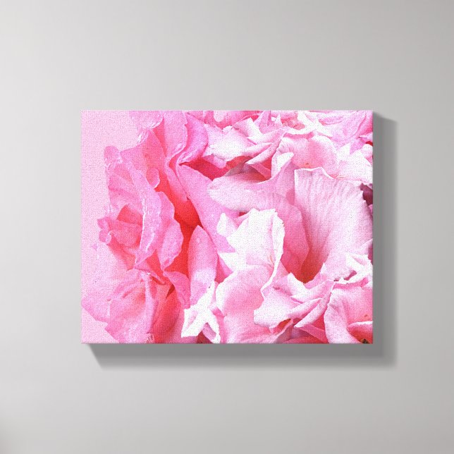 Arte digital boho floral de rosas rosadas abstract (Anverso)