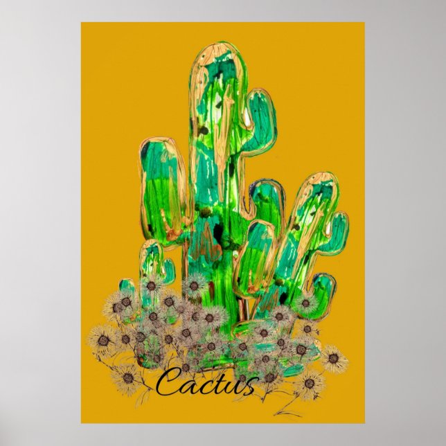 Arte digital Cactus (Frente)