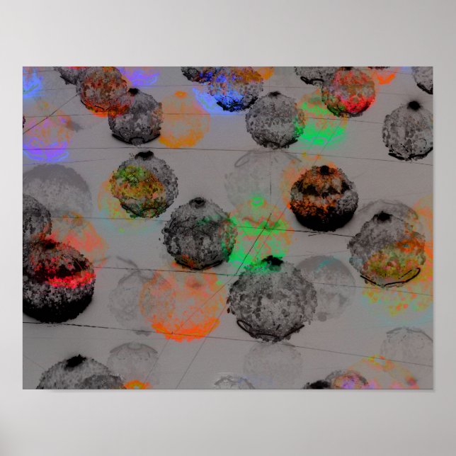 Arte digital con pinceladas redondas. (Frente)