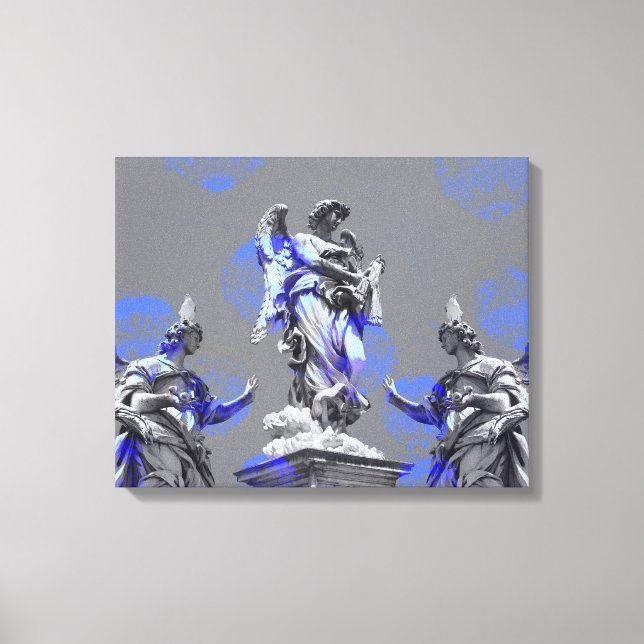 Arte digital de esculturas trazos de pincel de col (Anverso)