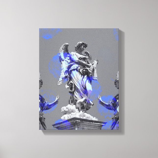 Arte digital de esculturas trazos de pincel de col (Anverso)