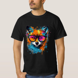 Arte digital de Fox: arte de camisetas coloridas e