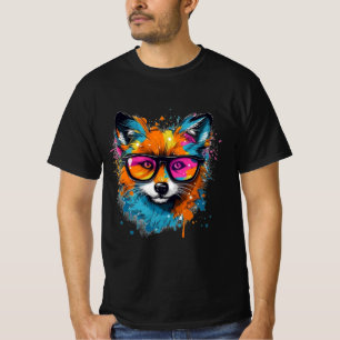 Arte digital de Fox: arte de camisetas coloridas e