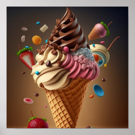 Arte digital de helados