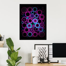 Arte digital de Matrix de sintonía eléctrica hipnó