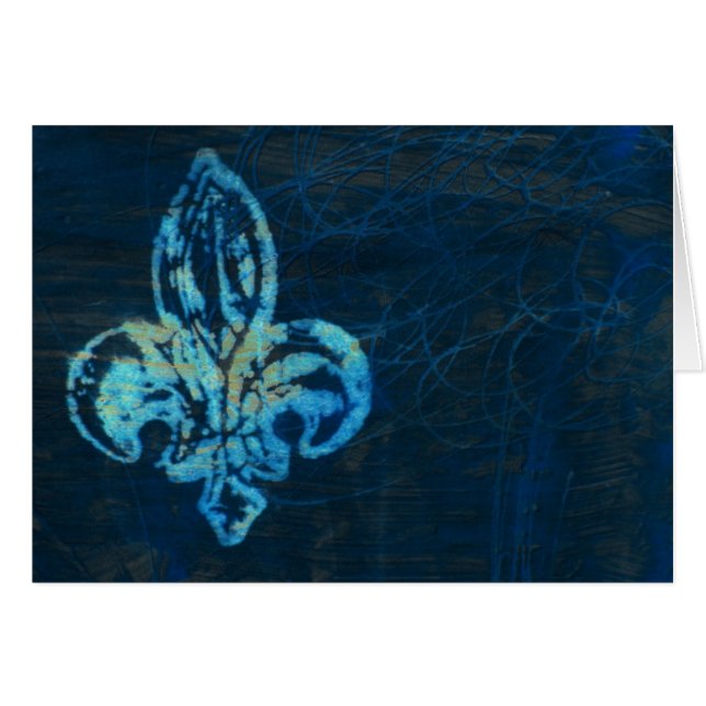 Arte digital de medios mixtos Fleur-de-lis (Anverso (Horizontal))