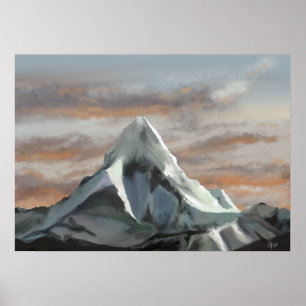 Arte digital de Mt Everest