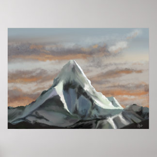 Arte digital de Mt Everest