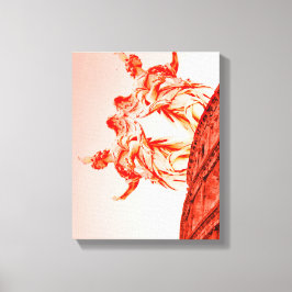 Arte digital del Coliseo y estatuas/esculturas