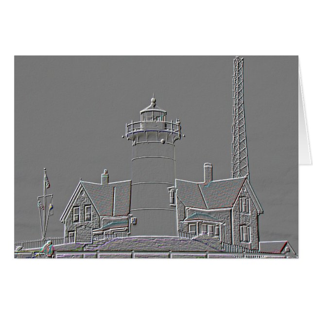 Arte digital del Faro Nobska Point (Anverso (Horizontal))