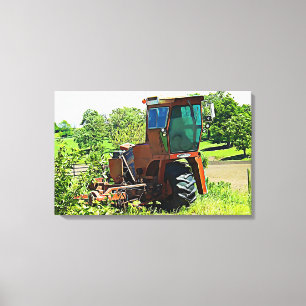 Arte digital del tractor del Medio Oeste