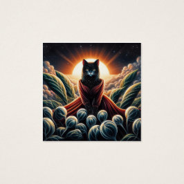 Arte digital fantástico: Gato de cielo nocturno ro