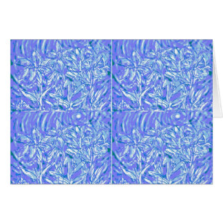 Arte digital "floral" azul de Ní Bhroin
