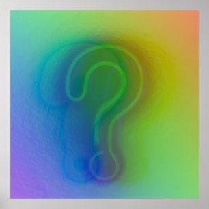 Arte digital moderno   Pared de preguntas sobre la