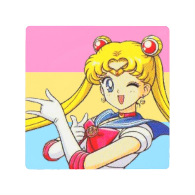 Arte Digital Sailor Moon LGBTQ Wall Art (Anverso)