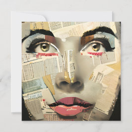 Arte digital único y artístico | Dama bonita abstr