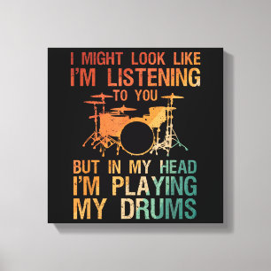Arte Divertido de Baterista para Hombres Mujeres M