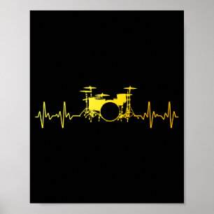 Arte divertido de baterista para hombres mujeres n