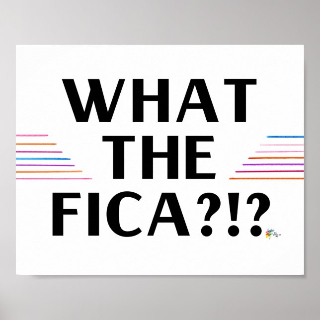 Arte divertido de cartelera de nómina ¿Qué es el F (Frente)