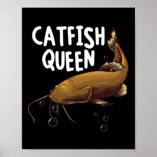 Arte divertido de Catfishing Mujeres Mamá Reina Ca