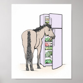 Arte divertido de cocina con caballo | Regalo para
