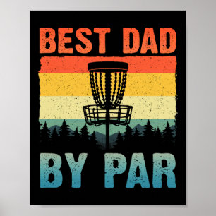 Arte divertido de Disc Golf para hombres Papá juga