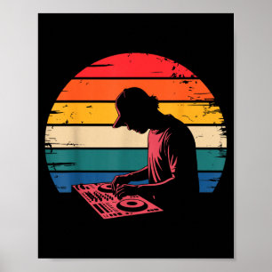 Arte divertido de Dj hombres mujeres productor de 