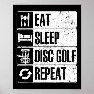 Arte divertido de golf con disco para hombres y mu