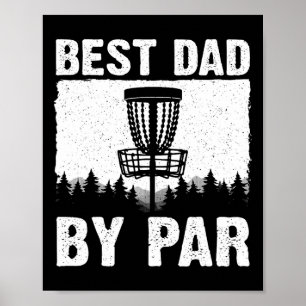 Arte divertido de golf de disco para hombres Papá 