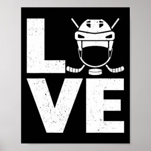 Arte divertido de hockey sobre hielo para hombres 