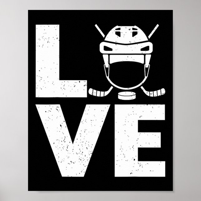 Arte divertido de hockey sobre hielo para hombres  (Frente)