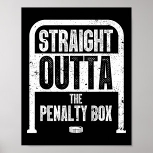 Arte divertido de hockey sobre hielo para hombres