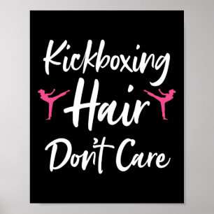 Arte divertido de kickboxing para hombres y mujere