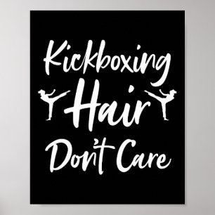 Arte divertido de kickboxing para hombres y mujere