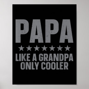 Arte divertido de Papá para abuelo de nietos Día d