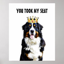 Arte divertido de pared de Border Collie en el bañ