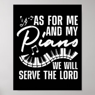 Arte divertido de pianista para hombres y mujeres 