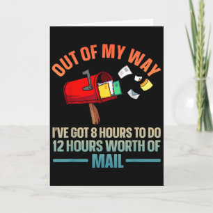 Arte divertido de trabajador postal para hombres m