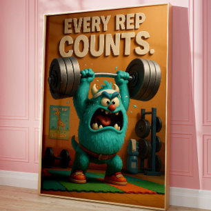Arte divertido para paredes de gimnasio Arte de