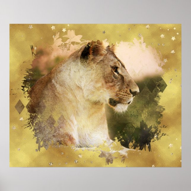 *~* Arte dorado Celestial AP23 LONERÍA artística (Frente)