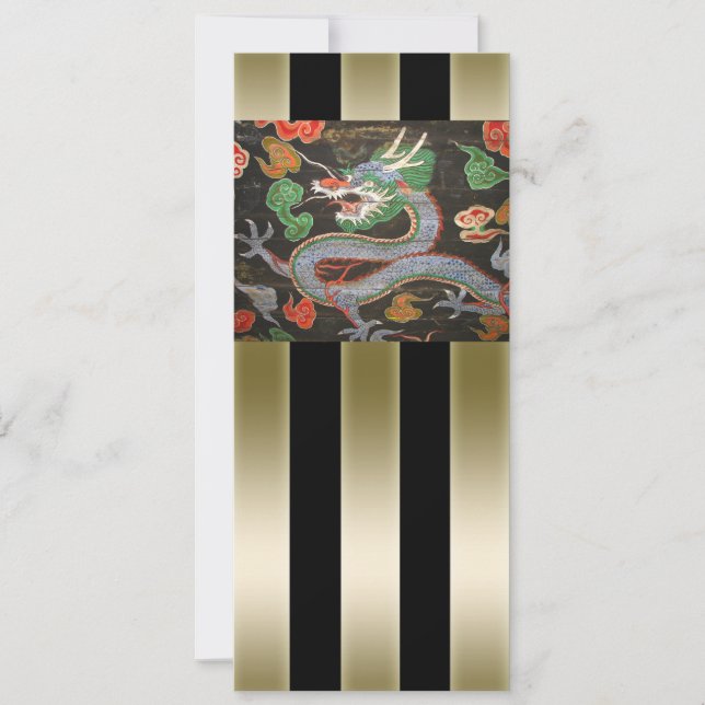 Arte Dragón Asiático Brillante (Anverso)