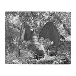 Arte Dragón metalizado