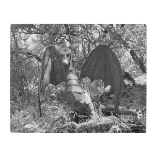 Arte Dragón metalizado