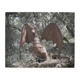 Arte Dragón metalizado