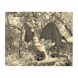 Arte Dragón metalizado